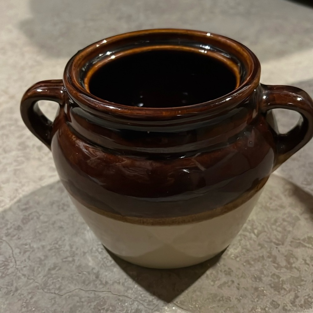 Monmouth Maple Leaf Pottery Stoneware Pot with Lid
